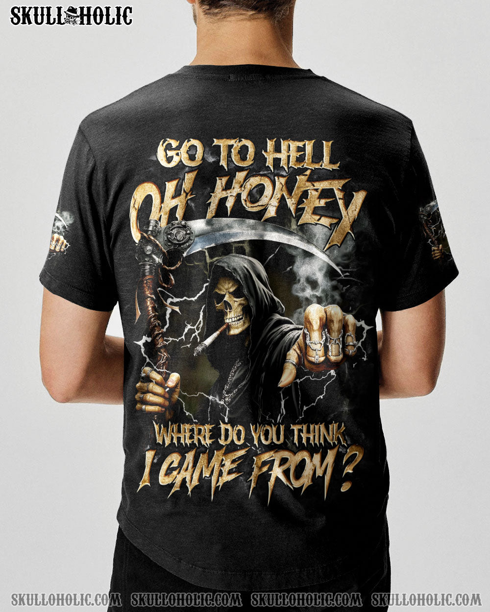 BLISSCORNERS WHERE DO YOU THINK I CAME FROM ALL OVER PRINT