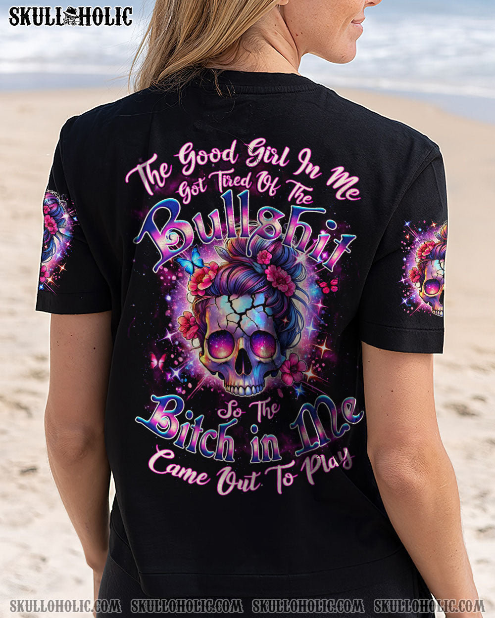 BLISSCORNERS THE GOOD GIRL IN ME ALL OVER PRINT