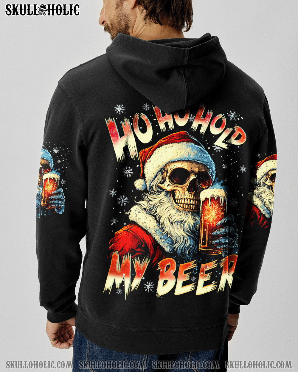BLISSCORNERS HO HO HOLD MY BEER CHRISTMAS ALL OVER PRINT