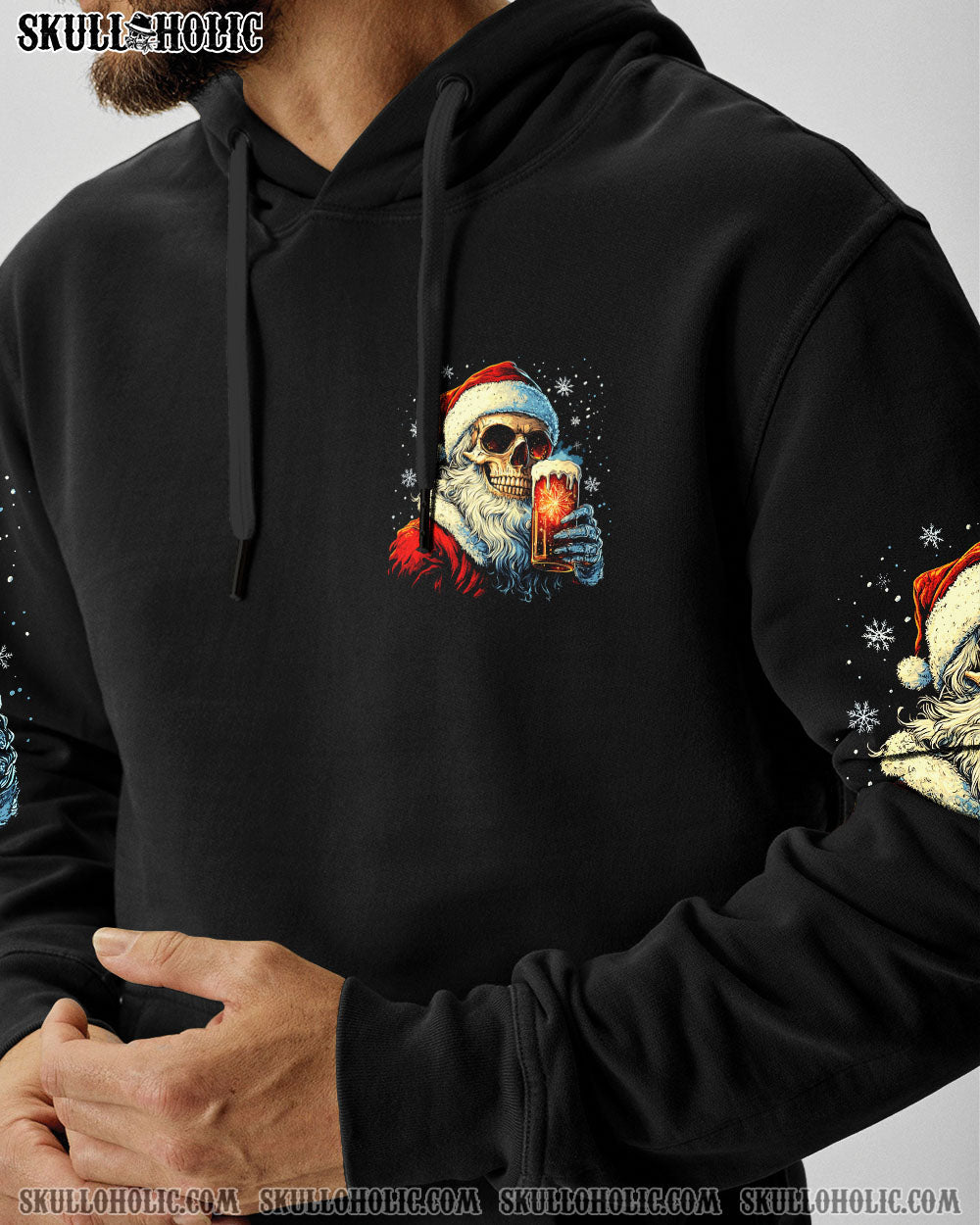 BLISSCORNERS HO HO HOLD MY BEER CHRISTMAS ALL OVER PRINT