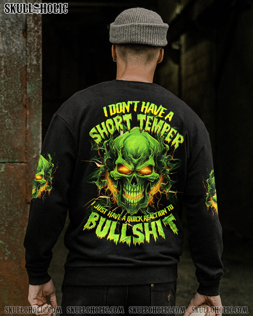 BLISSCORNERS I DON'T HAVE A SHORT TEMPER ALL OVER PRINT