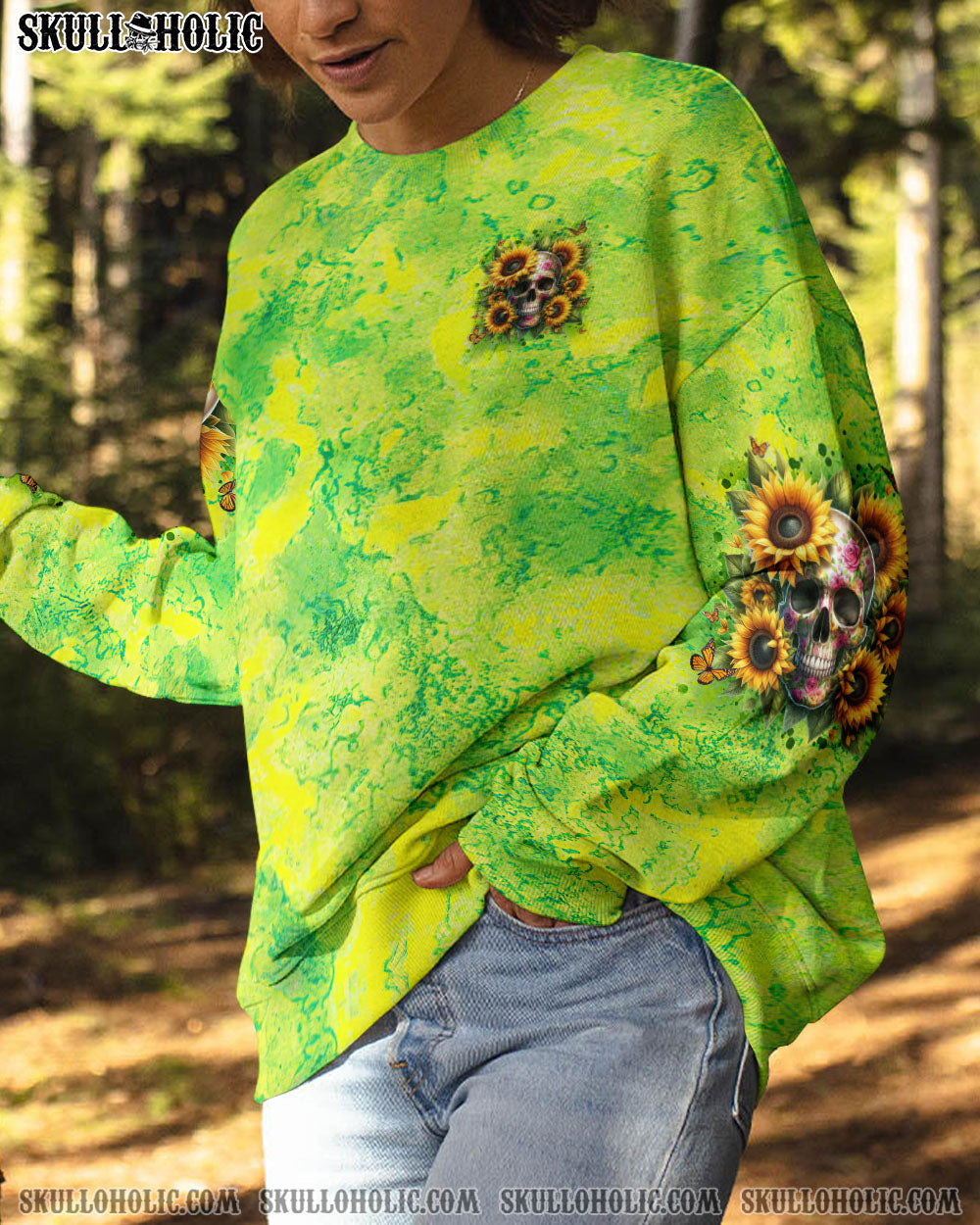BLISSCORNERS SHE IS SUNSHINE MIXED WITH A LITTLE HURRICANE ALL OVER PRINT