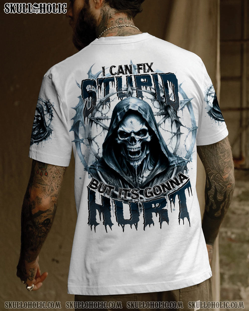 BLISSCORNERS I CAN FIX STUPID BUT IT'S GONNA HURT ALL OVER PRINT
