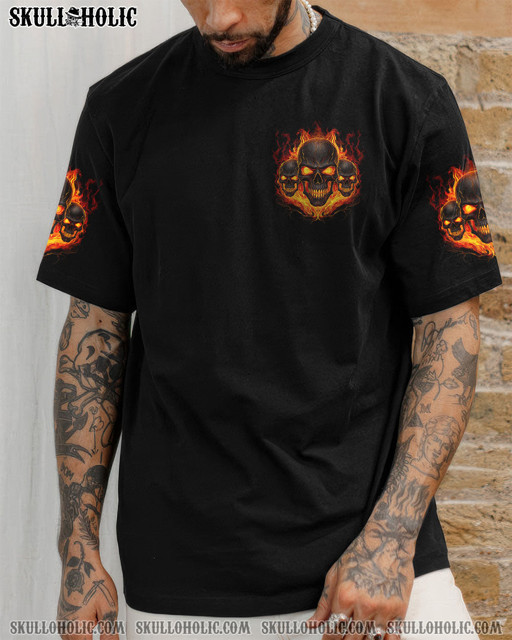 BLISSCORNERS LOYALTY MAKES YOU FAMILY SKULL ALL OVER PRINT