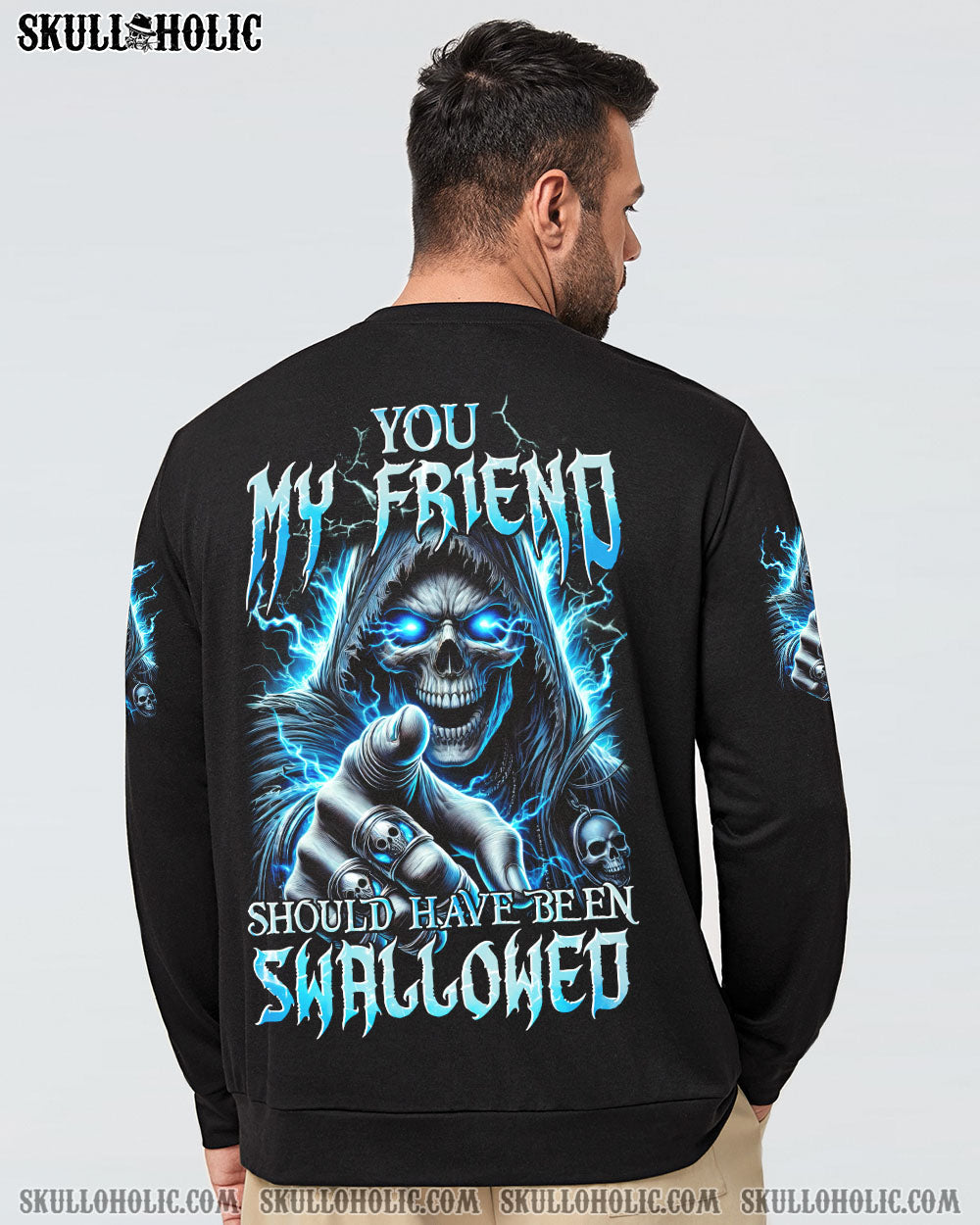 BLISSCORNERS YOU MY FRIEND SHOULD HAVE BEEN SWALLOWED ALL OVER PRINT