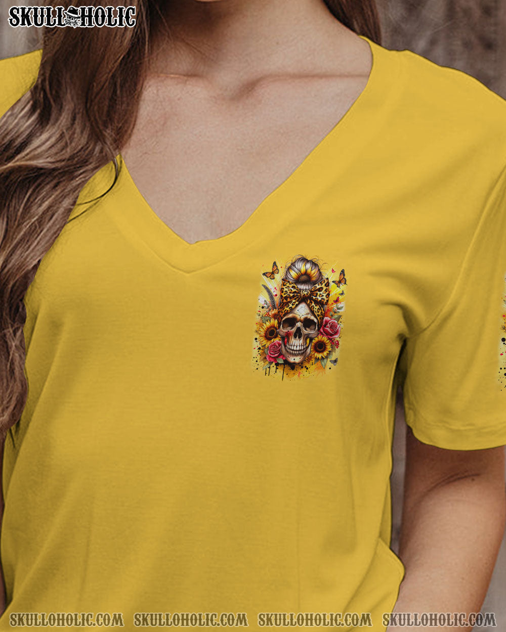 BLISSCORNERS I'M BLUNT BECAUSE GOD ROLLED ME MESSY BUN SUNFLOWER TIE DYE ALL OVER PRINT