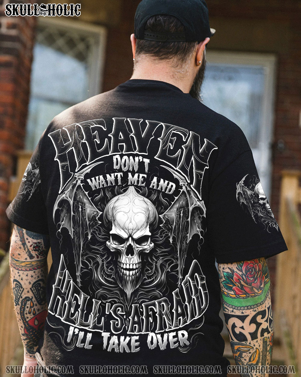 BLISSCORNERS HEAVEN DON'T WANT ME ALL OVER PRINT