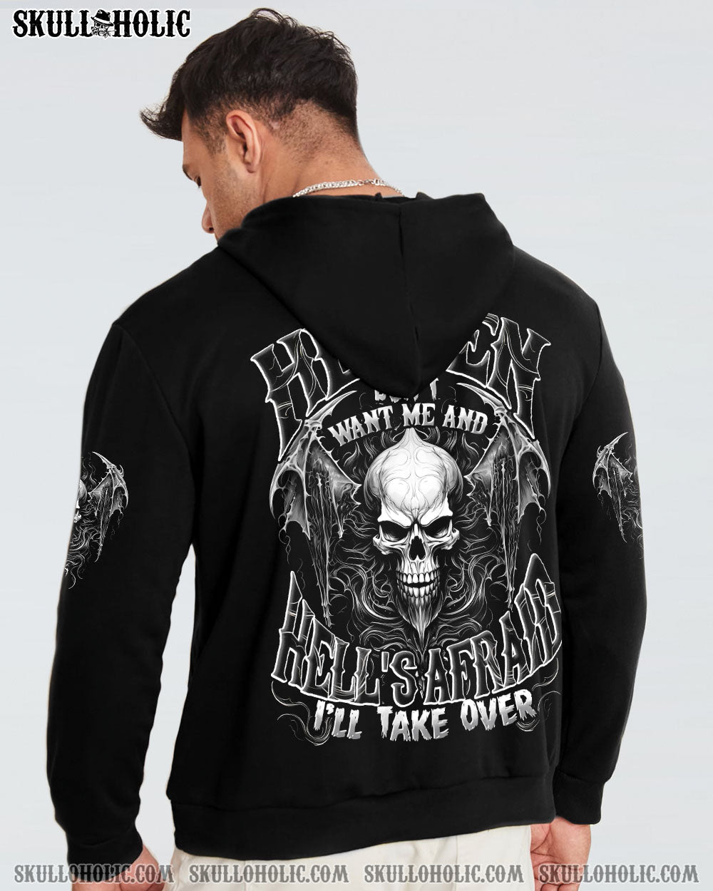 BLISSCORNERS HEAVEN DON'T WANT ME ALL OVER PRINT