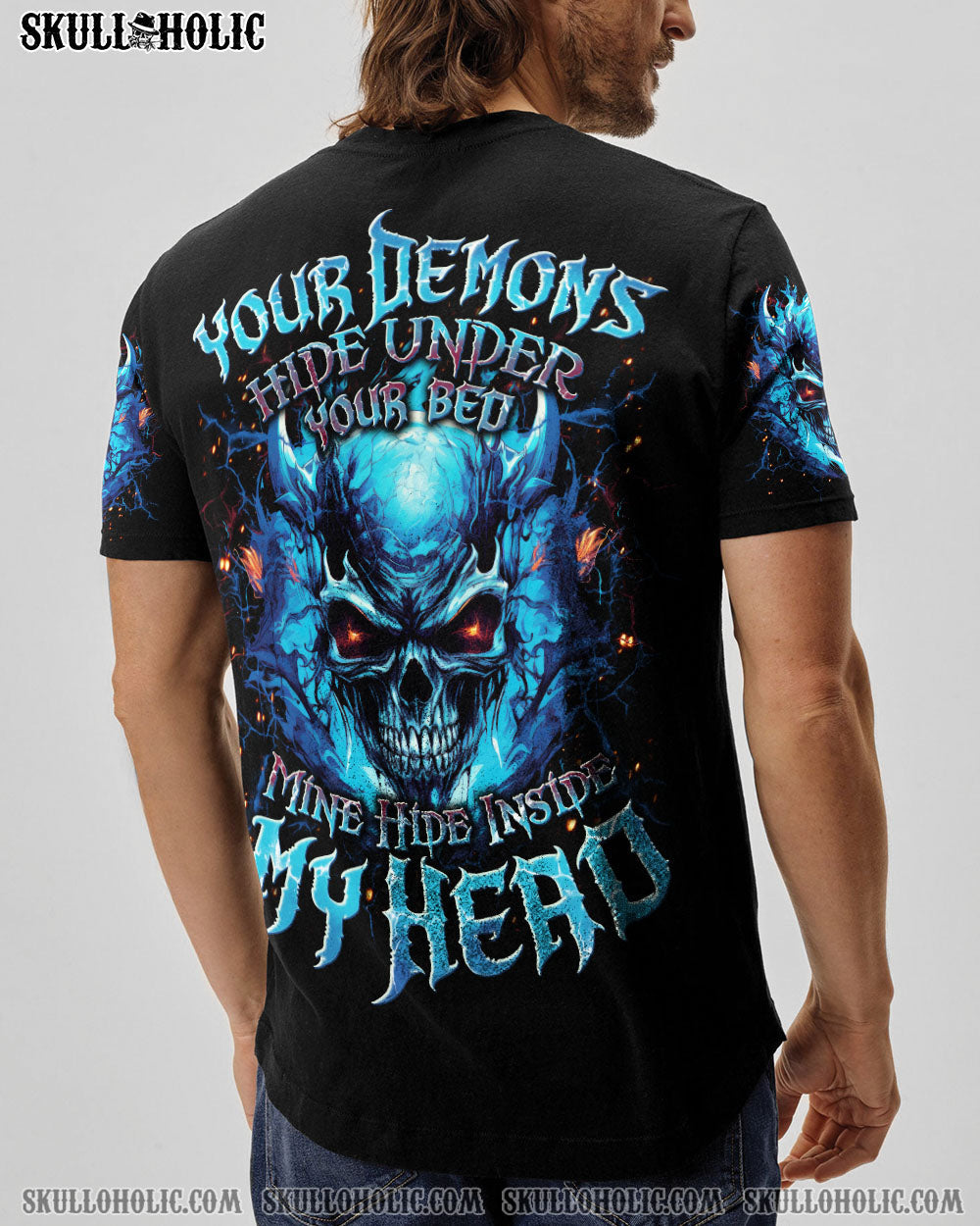 BLISSCORNERS YOUR DEMONS HIDE UNDER YOUR BED ALL OVER PRINT