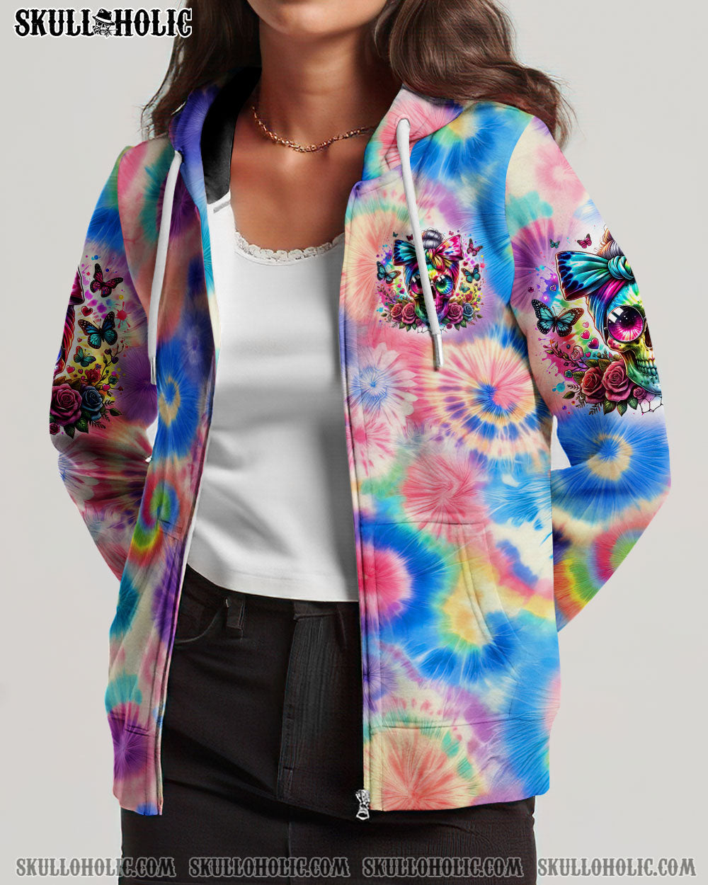 BLISSCORNERS HELLO DARKNESS MY OLD FRIEND MESSY BUN ALL OVER PRINT