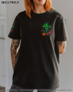 BLISSCORNERS A WEE BIT WICKED SKULL HALLOWEEN ALL OVER PRINT