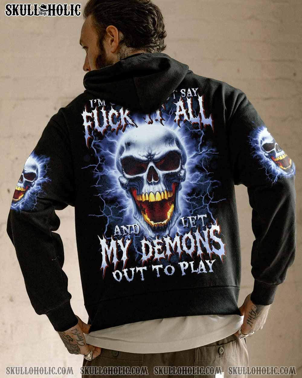 BLISSCORNERS LET MY DEMONS OUT TO PLAY ALL OVER PRINT