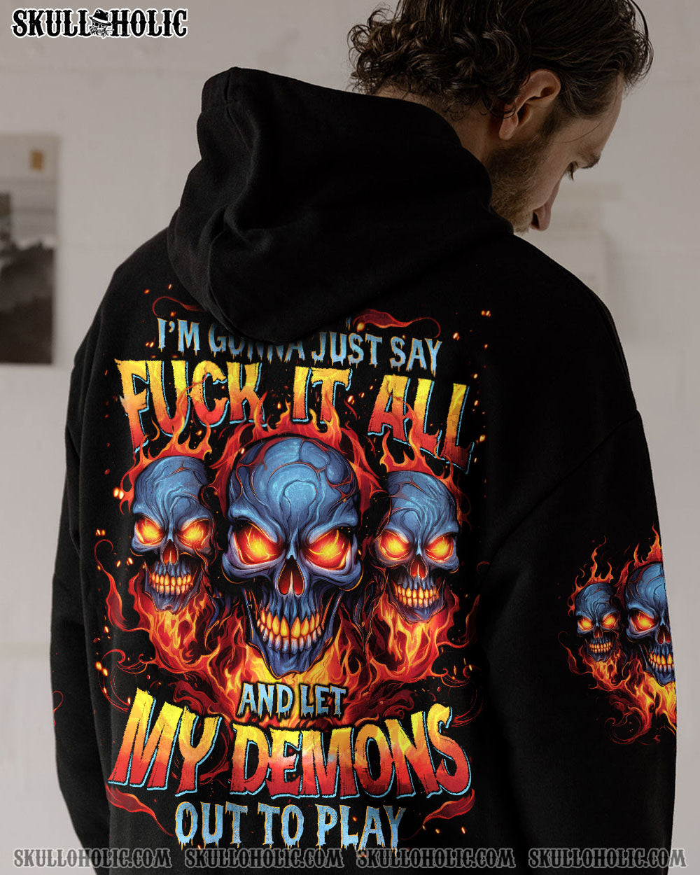 BLISSCORNERS ONE DAY I'M GONNA JUST SAY ALL OVER PRINT