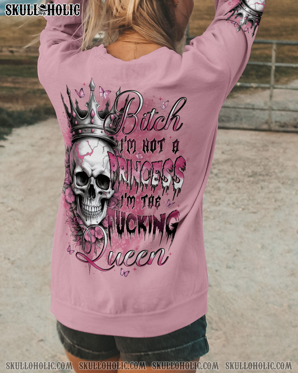 BLISSCORNERS I'M NOT A PRINCESS ALL OVER PRINT