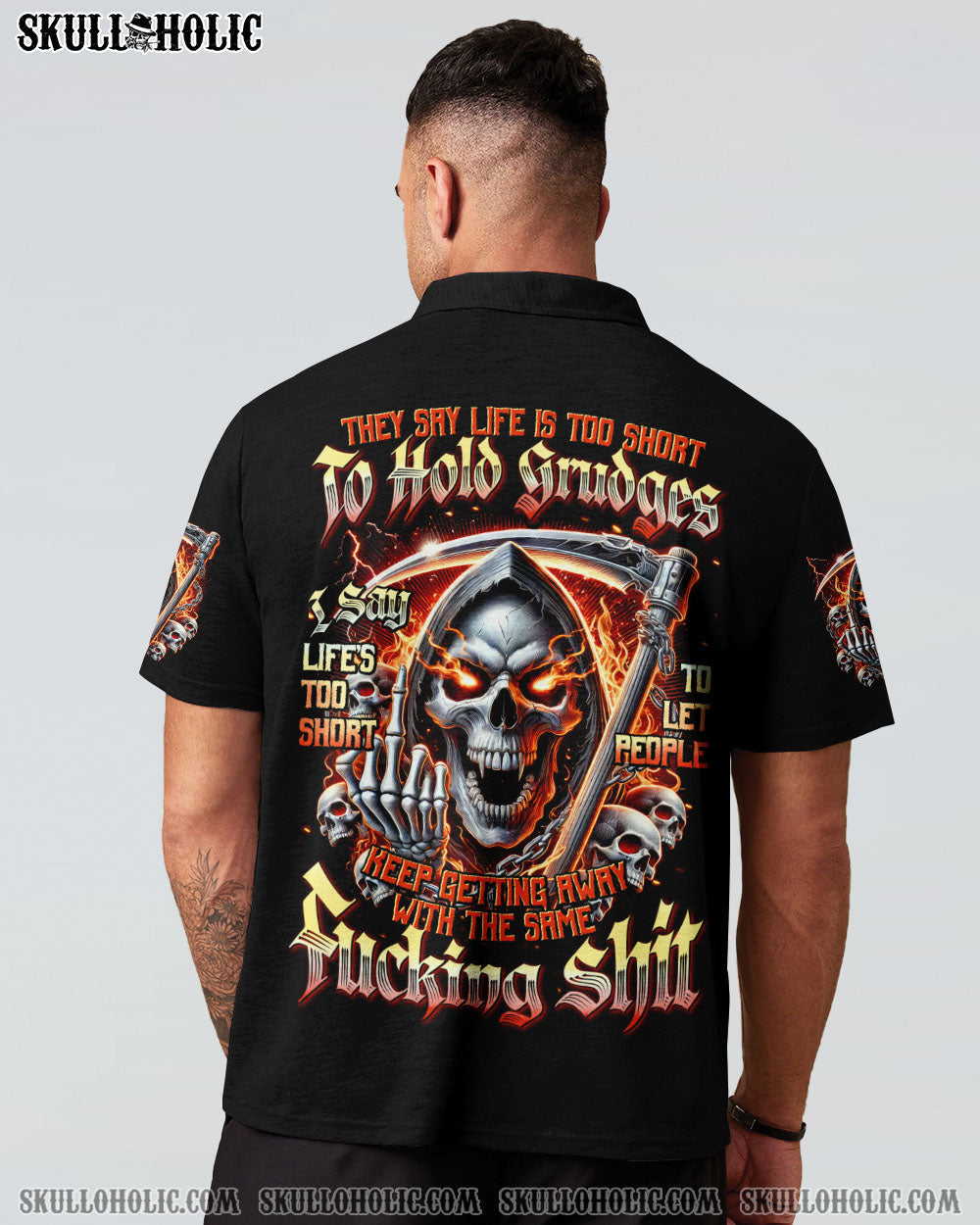 BLISSCORNERS THEY SAY LIFE IS TOO SHORT TO HOLD GRUDGES ALL OVER PRINT