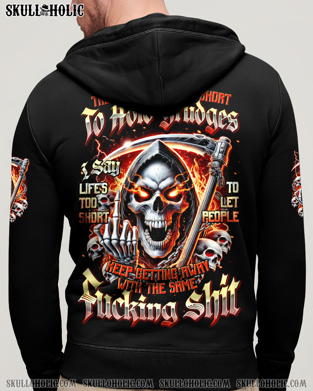 BLISSCORNERS THEY SAY LIFE IS TOO SHORT TO HOLD GRUDGES ALL OVER PRINT