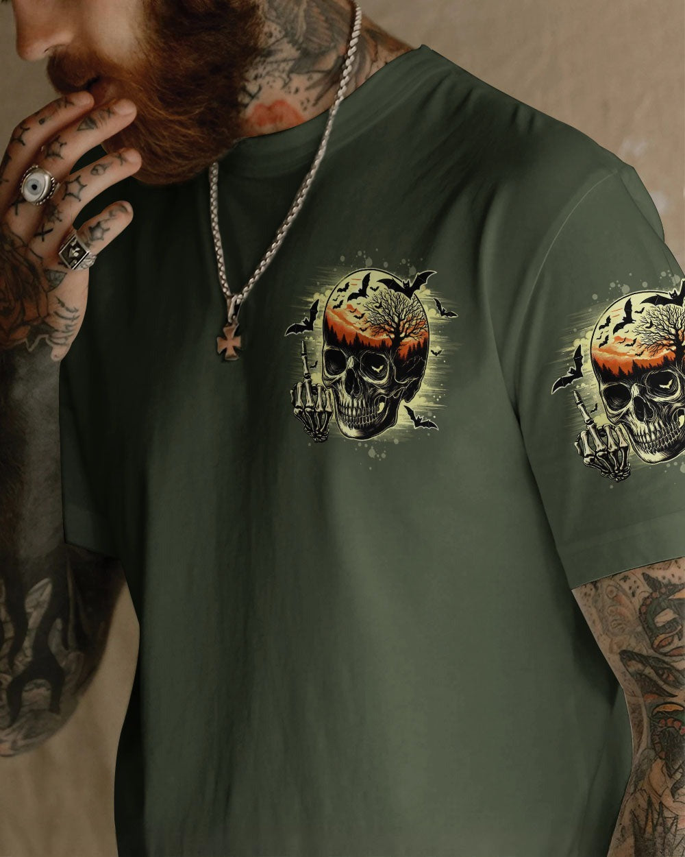 BLISSCORNERS WARNING I'M AN A SKULL ALL OVER PRINT