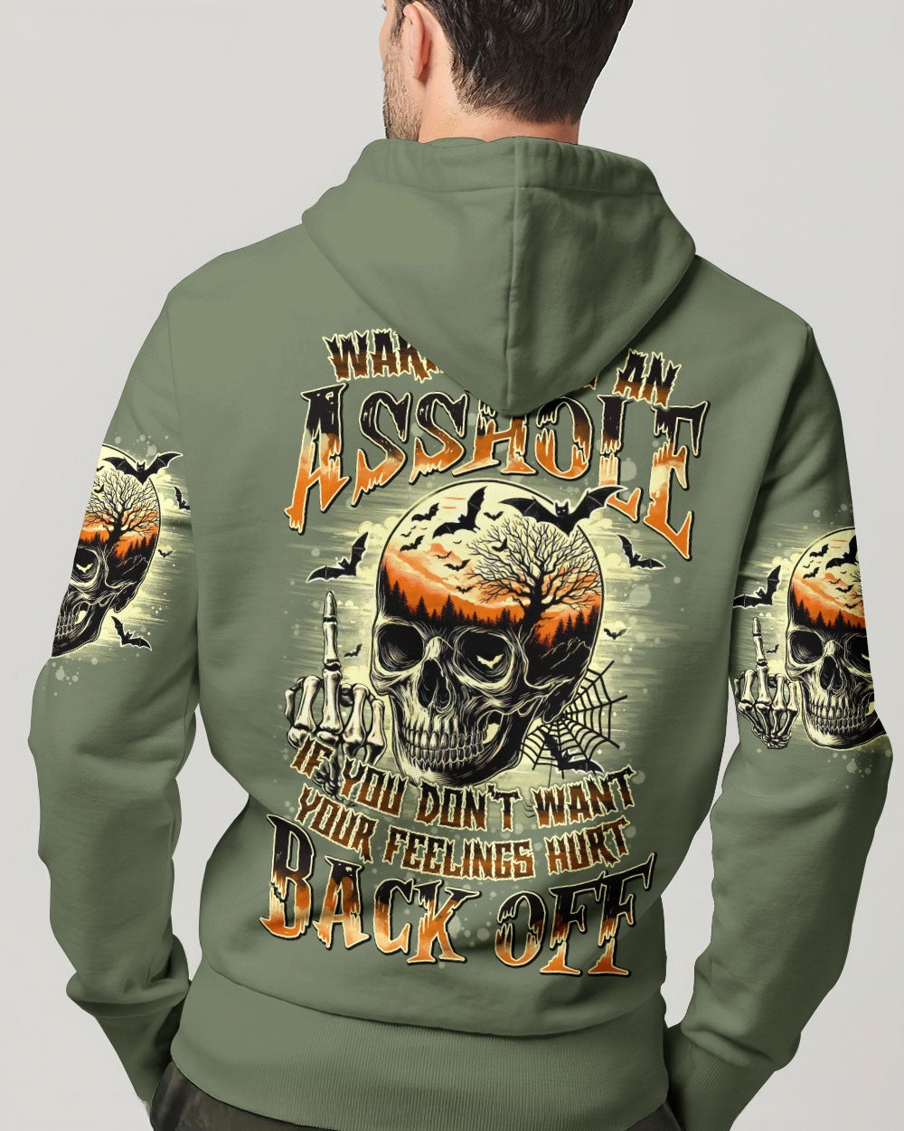 BLISSCORNERS WARNING I'M AN A SKULL ALL OVER PRINT