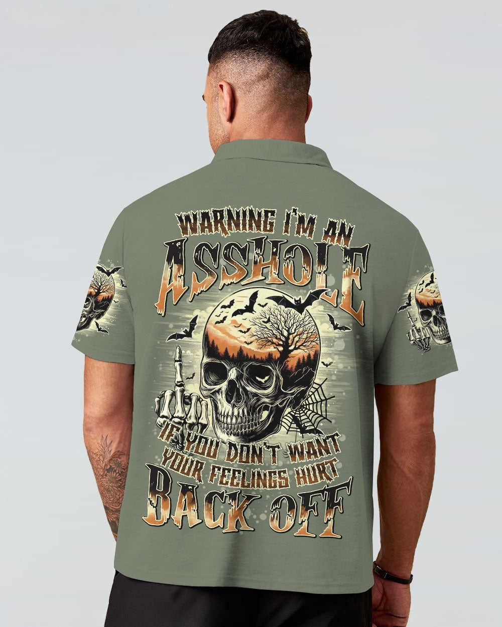 BLISSCORNERS WARNING I'M AN A SKULL ALL OVER PRINT
