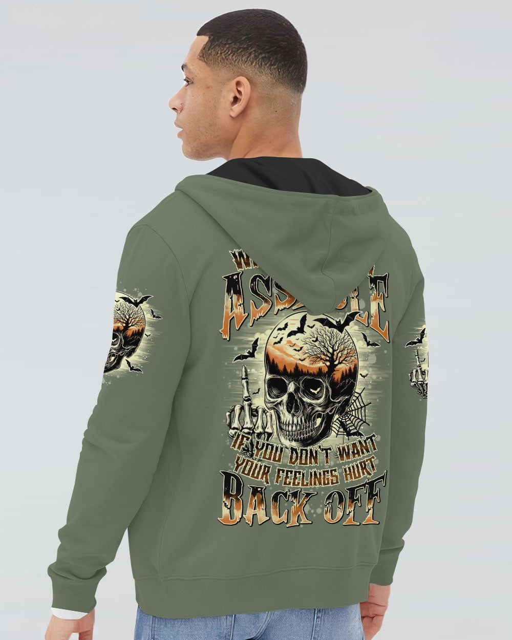 BLISSCORNERS WARNING I'M AN A SKULL ALL OVER PRINT