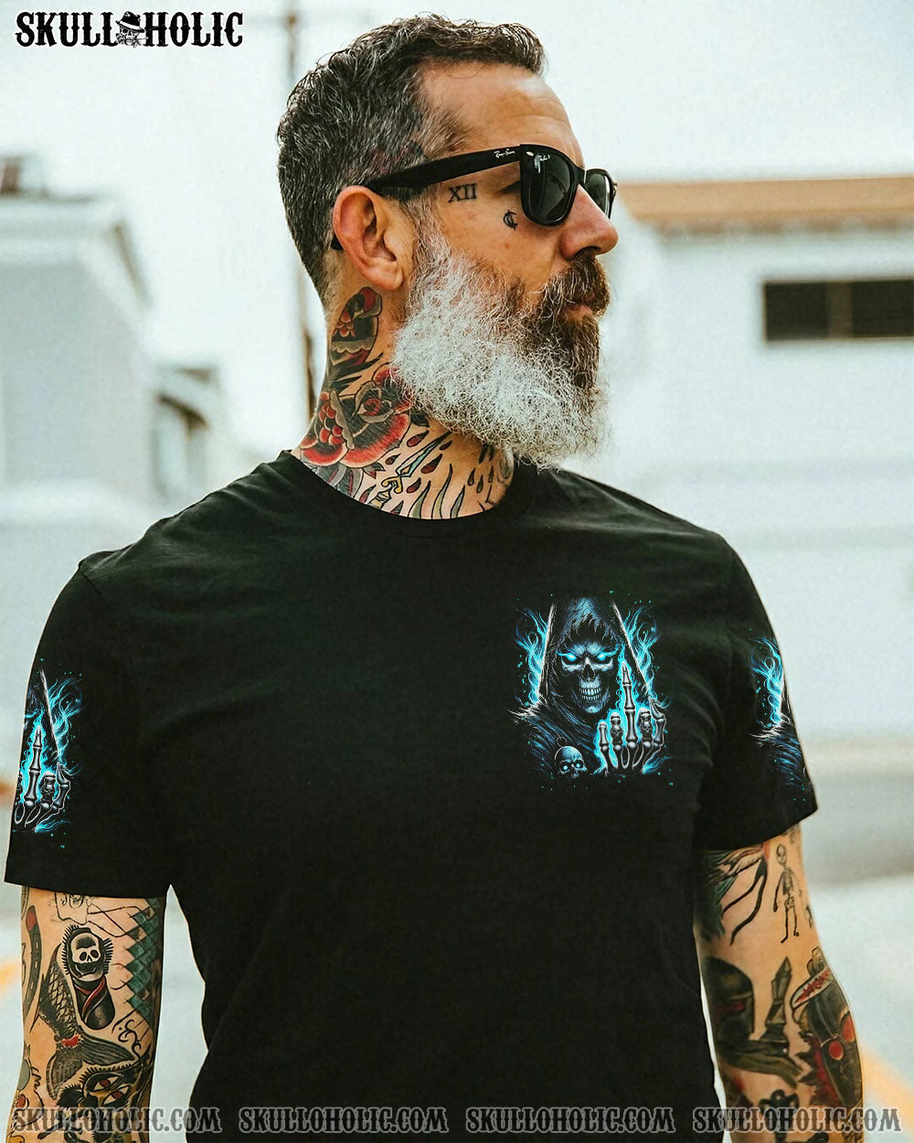 BLISSCORNERS STAY REAL STAY LOYAL SKULL ALL OVER PRINT