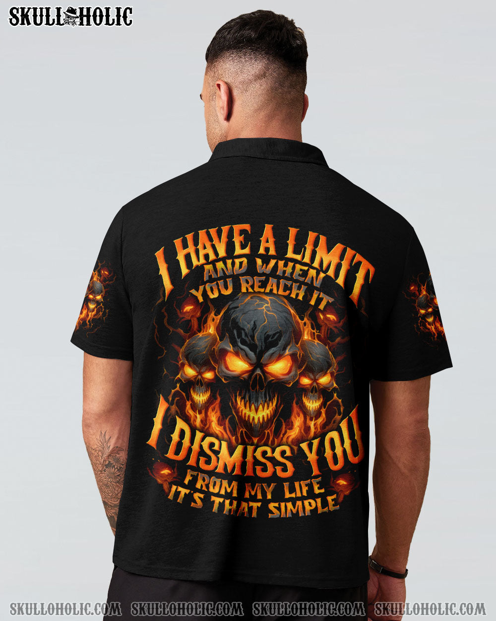 BLISSCORNERS I HAVE A LIMIT SKULL ALL OVER PRINT