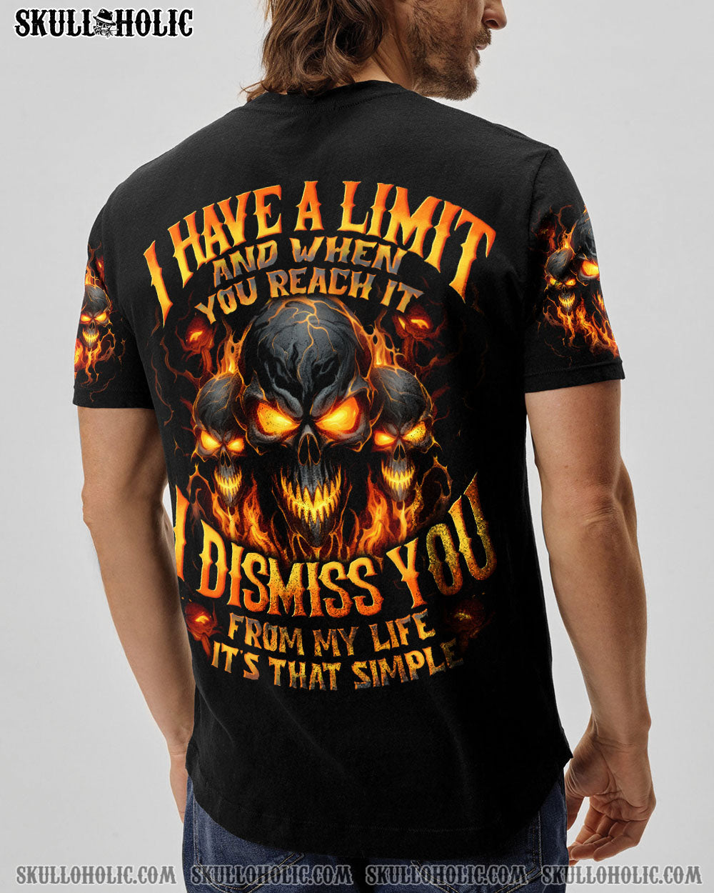 BLISSCORNERS I HAVE A LIMIT SKULL ALL OVER PRINT