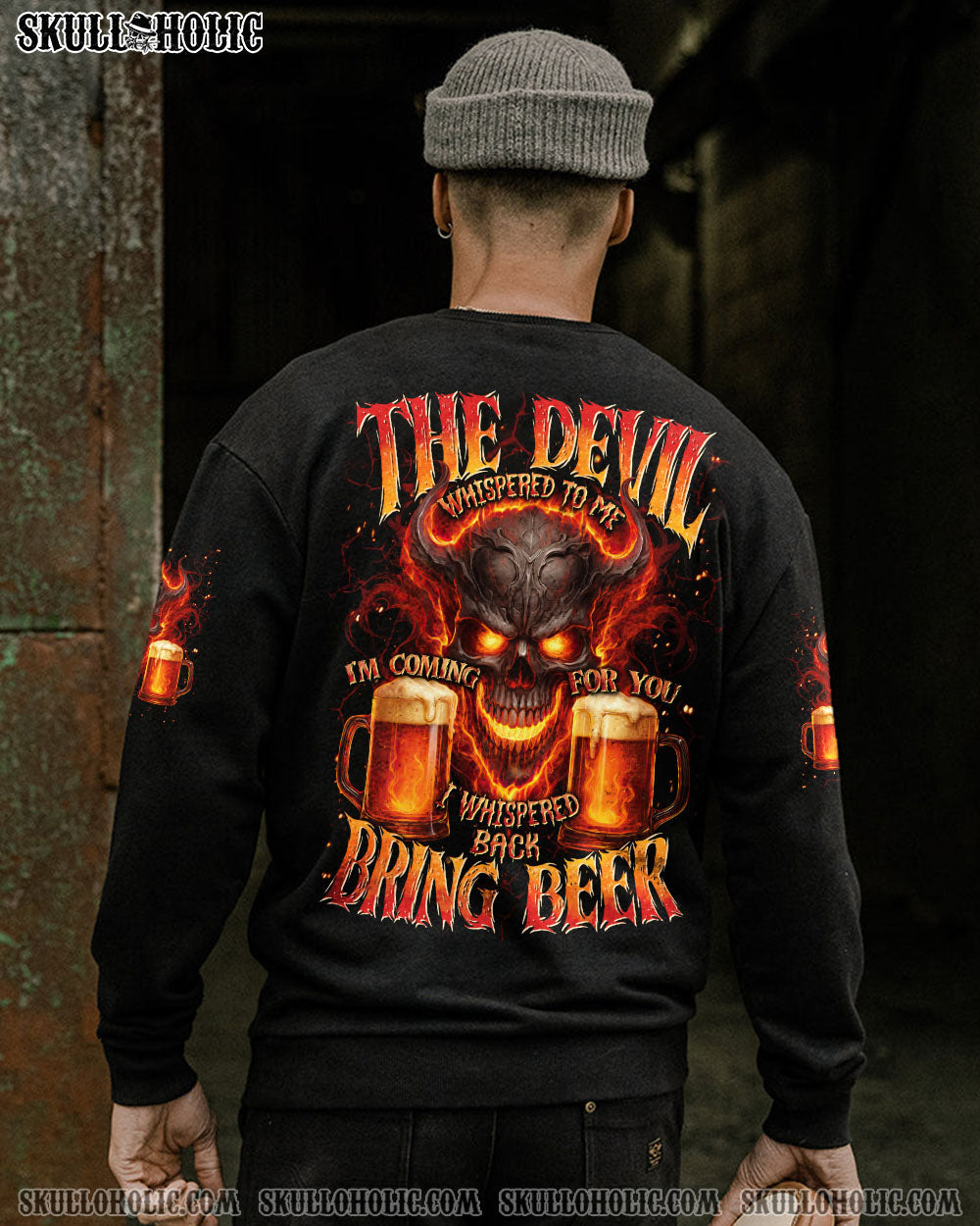 BLISSCORNERS THE DEVIL WHISPERED TO ME ALL OVER PRINT