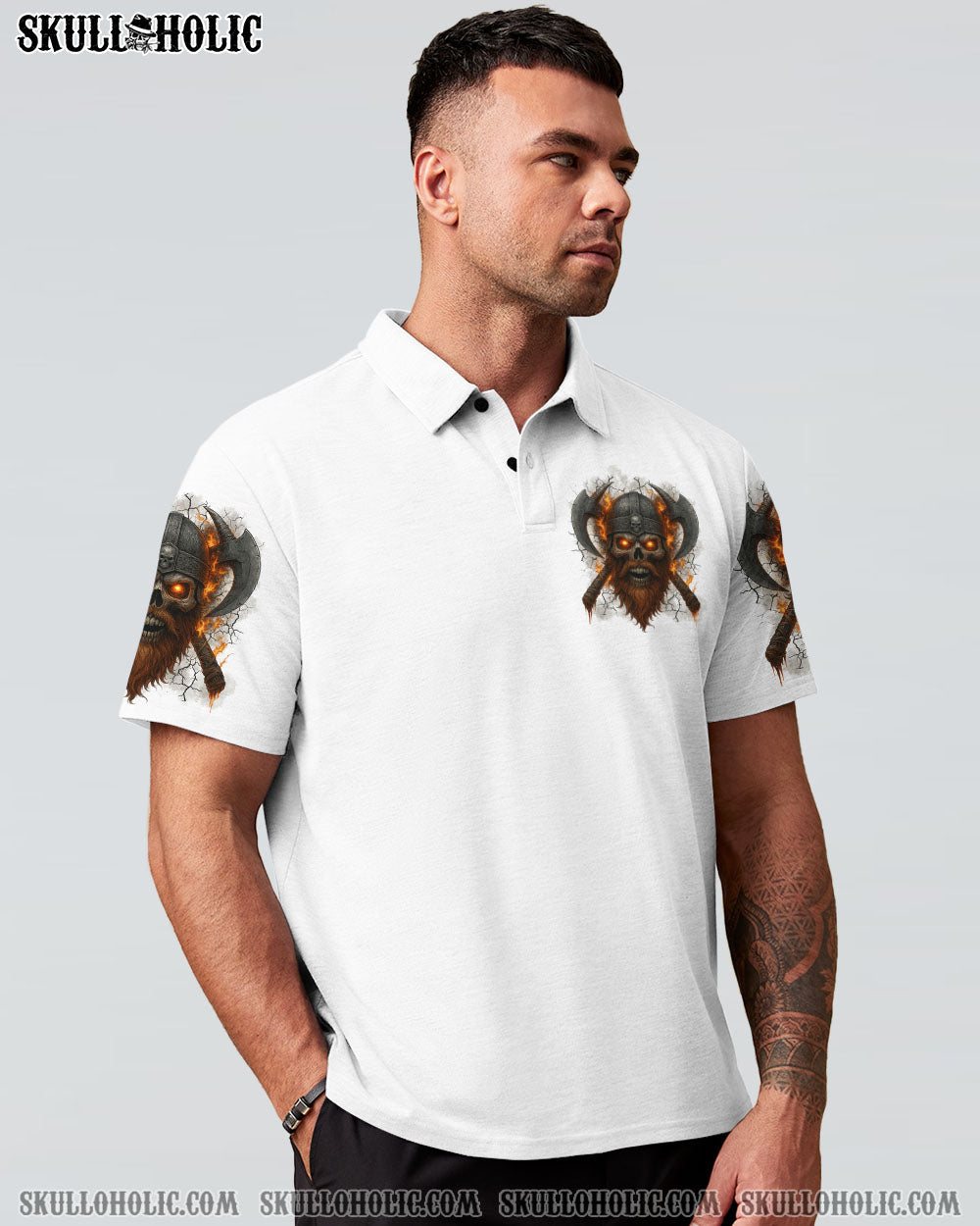 BLISSCORNERS I DON'T STOP WHEN I'M TIRED VIKING SKULL ALL OVER PRINT