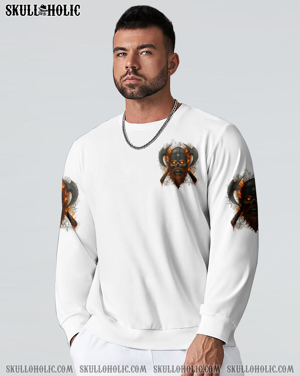 BLISSCORNERS I DON'T STOP WHEN I'M TIRED VIKING SKULL ALL OVER PRINT