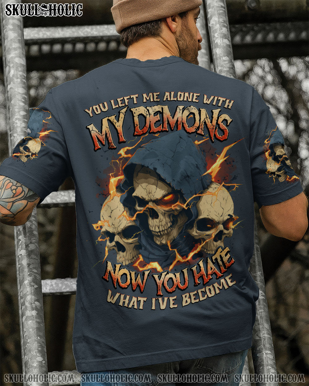 BLISSCORNERS YOU LEFT ME ALONE WITH MY DEMONS ALL OVER PRINT