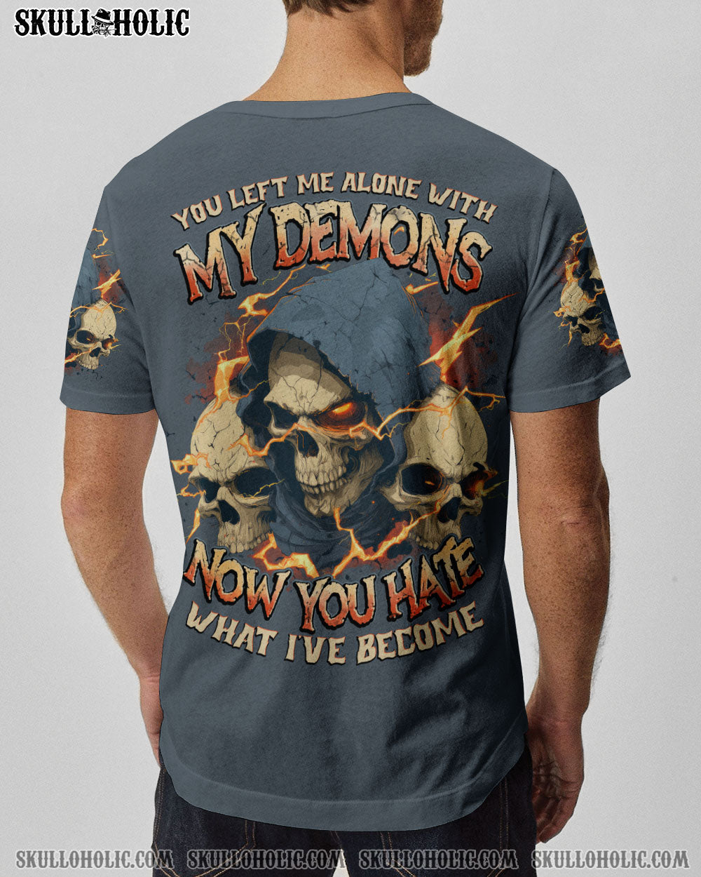 BLISSCORNERS YOU LEFT ME ALONE WITH MY DEMONS ALL OVER PRINT
