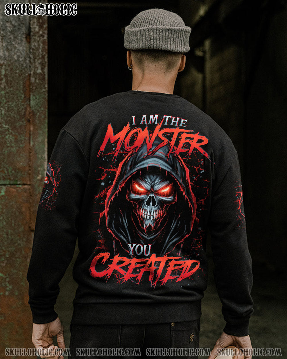 BLISSCORNERS I AM THE MONSTER YOU CREATED ALL OVER PRINT