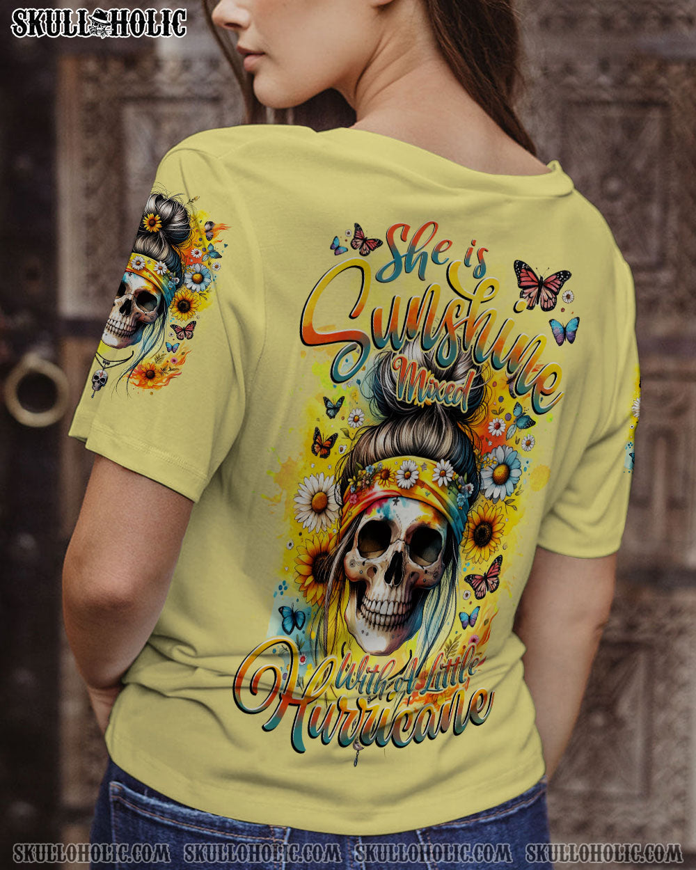 BLISSCORNERS SWEET OFTEN DANGEROUS MESSY BUN ALL OVER PRINT