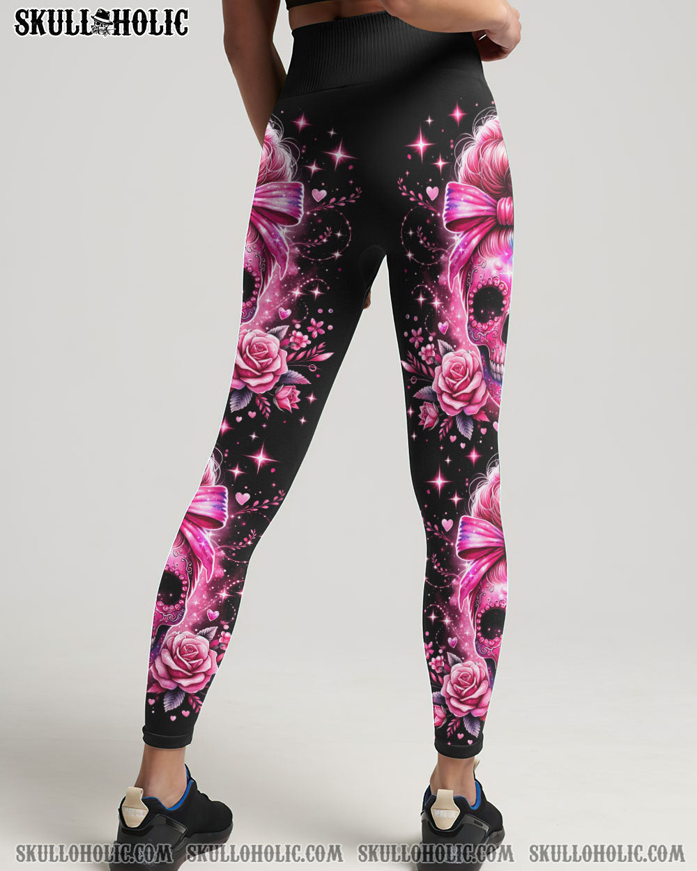 BLISSCORNERS THE GOOD GIRL IN ME ROSE MESSY BUN ALL OVER PRINT