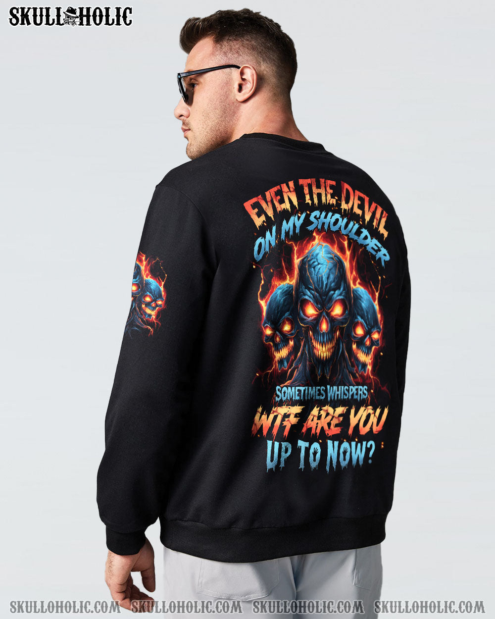 BLISSCORNERS THE DEVIL ON MY SHOULDER ALL OVER PRINT