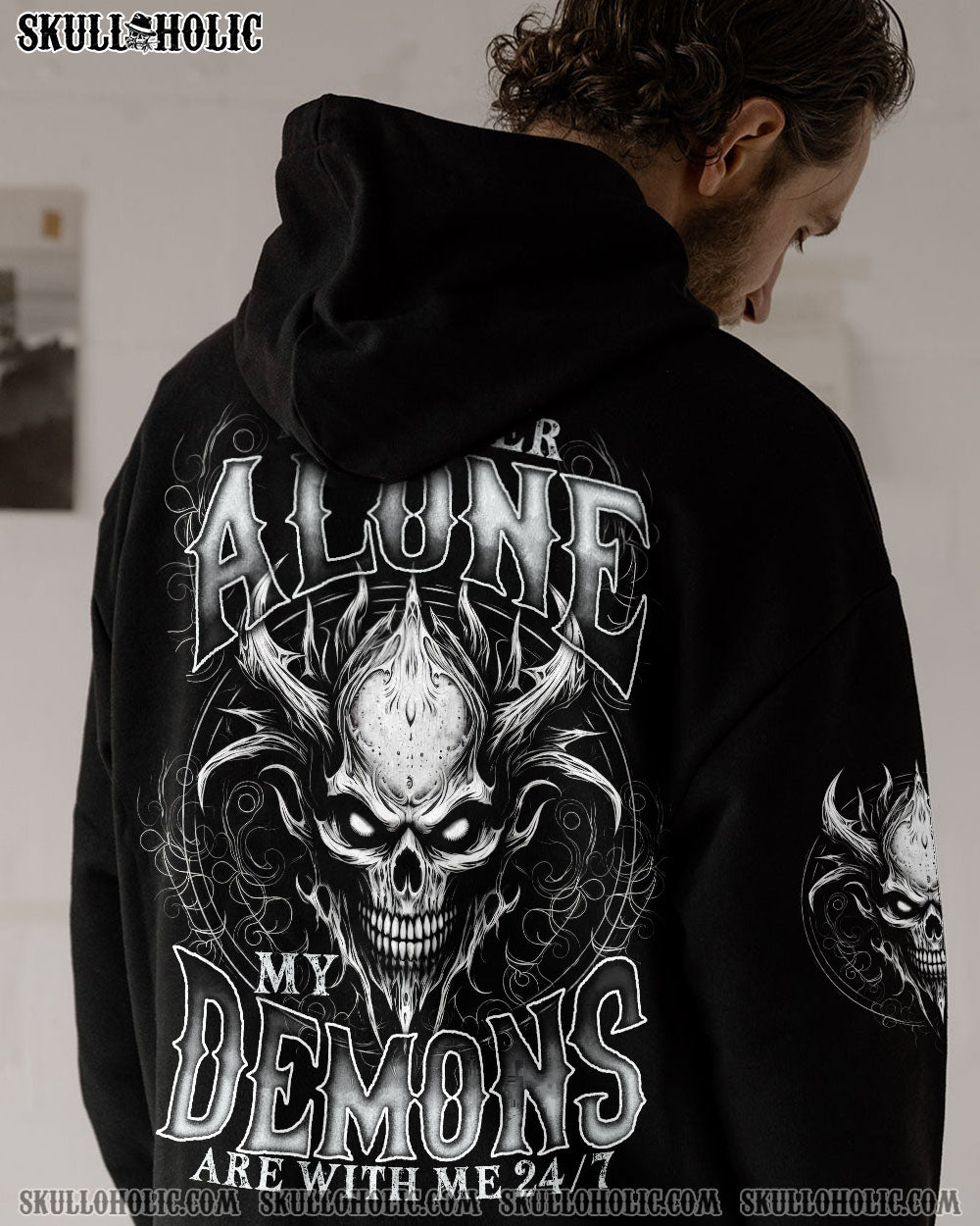 BLISSCORNERS MY DEMONS ARE WITH ME 24/7 ALL OVER PRINT