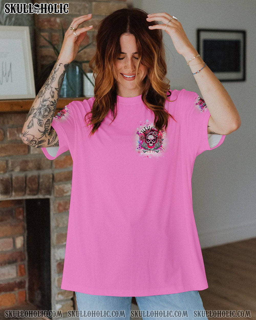 BLISSCORNERS I OWN THAT S LIKE A BOSS MESSY BUN ALL OVER PRINT