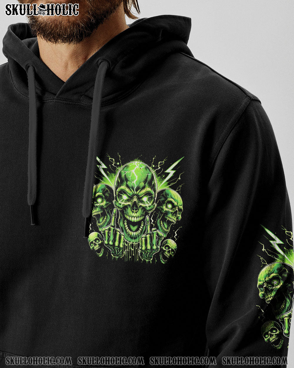 BLISSCORNERS I'M NOT ACTING SKULL ALL OVER PRINT