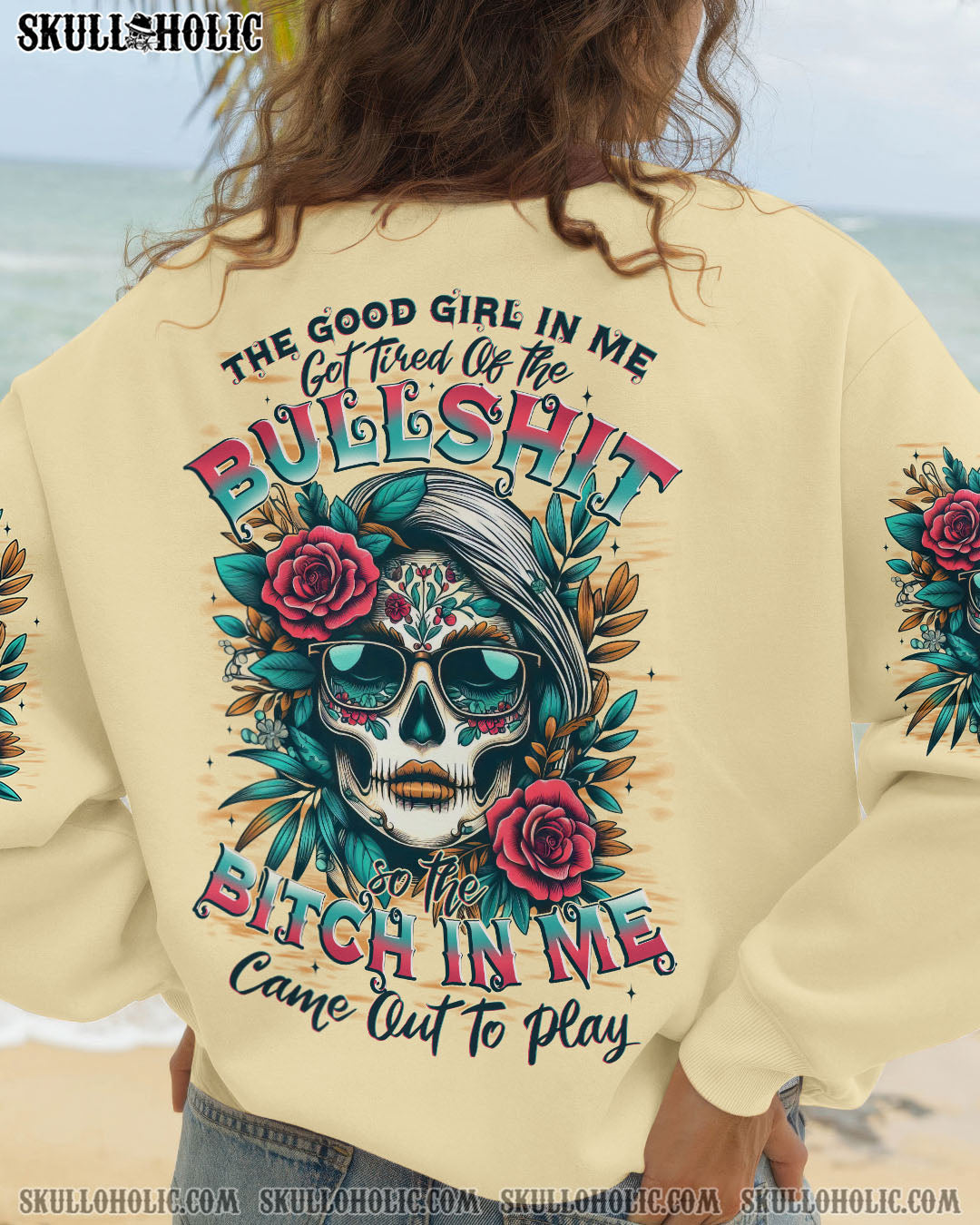 BLISSCORNERS THE GOOD GIRL IN ME ALL OVER PRINT