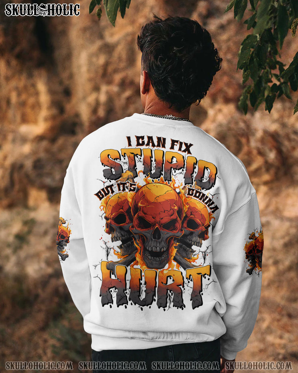 BLISSCORNERS I CAN FIX STUPID BUT IT'S GONNA HURT ALL OVER PRINT