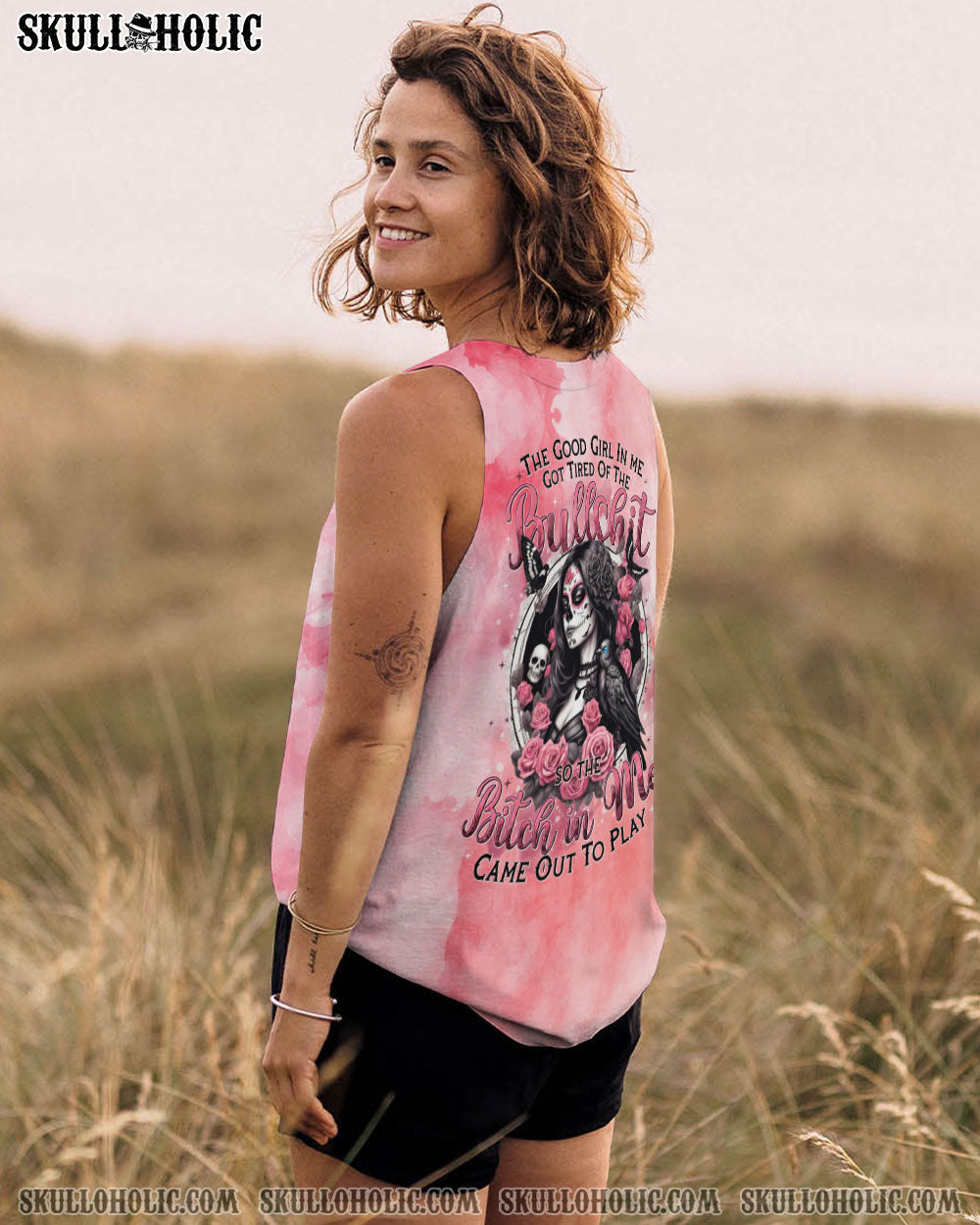BLISSCORNERS THE GOOD GIRL IN ME ALL OVER PRINT