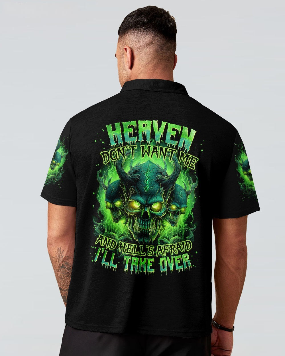 BLISSCORNERS HEAVEN DON'T WANT ME ALL OVER PRINT