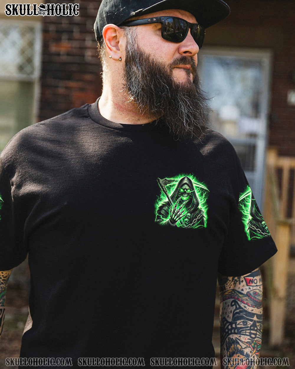 BLISSCORNERS YOU HAVE TWO CHOICES SKULL ALL OVER PRINT
