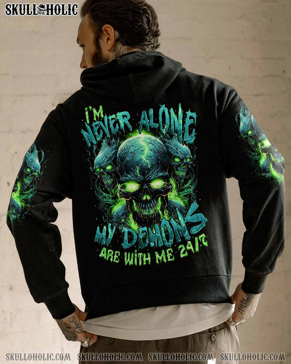 BLISSCORNERS I'M NEVER ALONE ALL OVER PRINT
