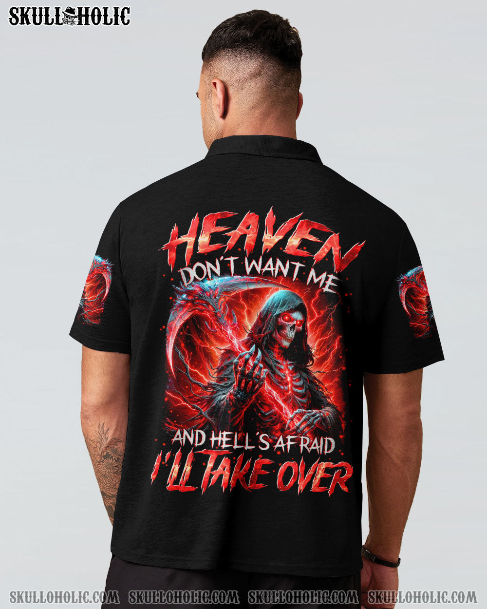 BLISSCORNERS HEAVEN DON'T WANT ME ALL OVER PRINT