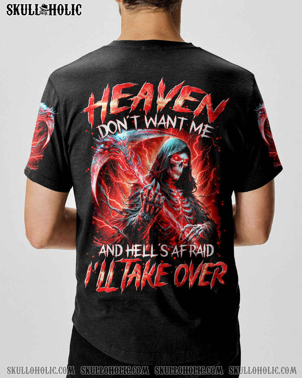 BLISSCORNERS HEAVEN DON'T WANT ME ALL OVER PRINT