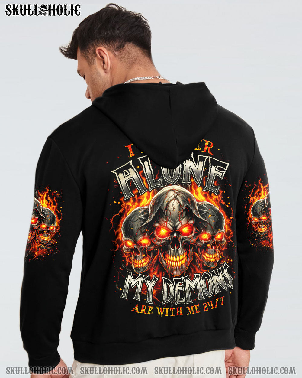 BLISSCORNERS MY DEMONS ARE WITH ME 24/7 ALL OVER PRINT
