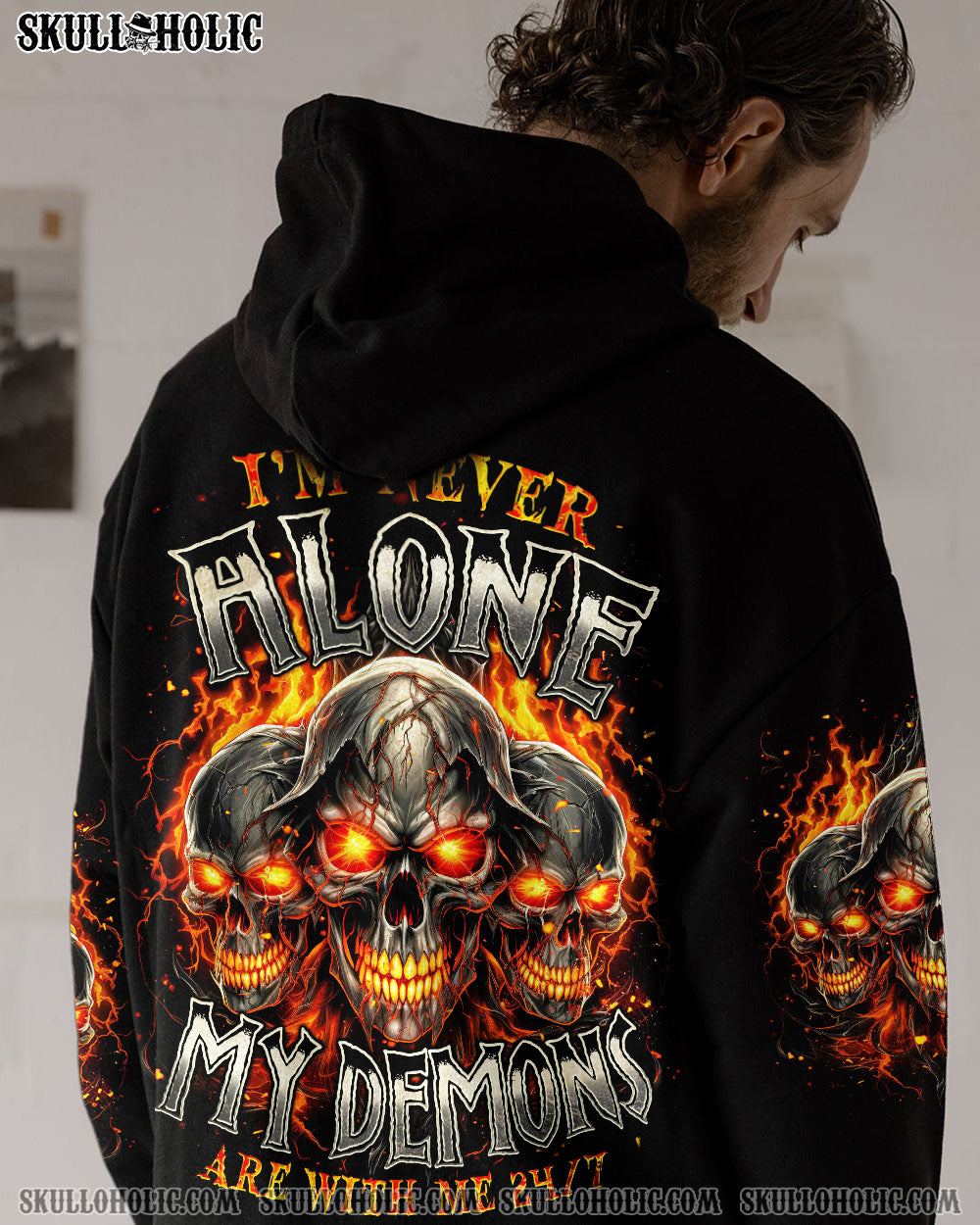 BLISSCORNERS MY DEMONS ARE WITH ME 24/7 ALL OVER PRINT