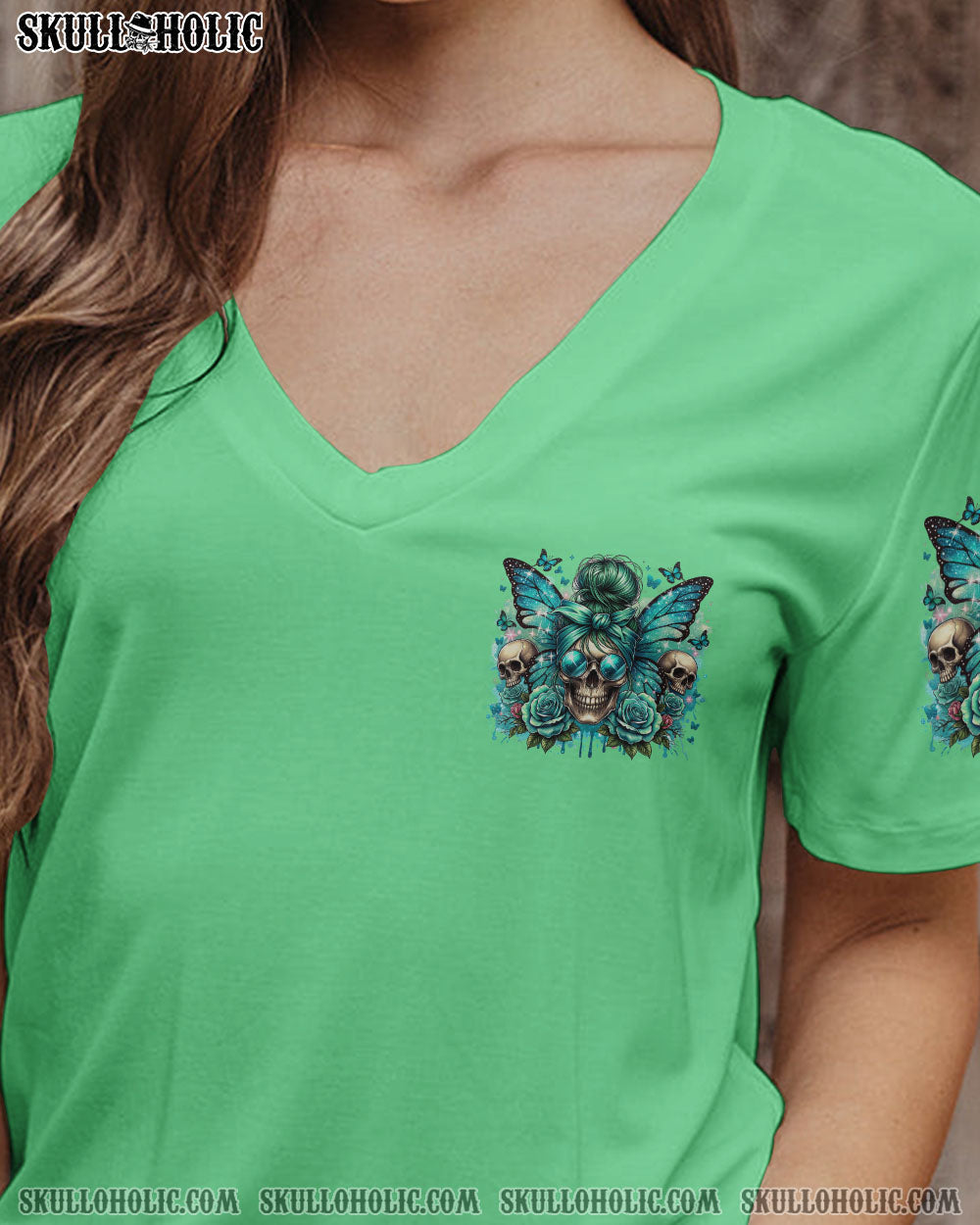 BLISSCORNERS THE GOOD GIRL IN ME MESSY BUN TIE DYE ALL OVER PRINT